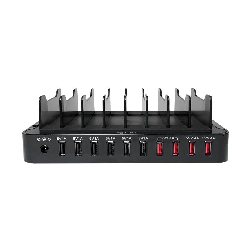 Bekijk afbeelding 2 van LogiLink USB Laadstation 10x USB